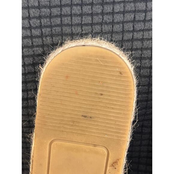 Mario Valentino Clavel Flat Espadrille Sandals in Tan. Sz 39 - Picture 5 of 9